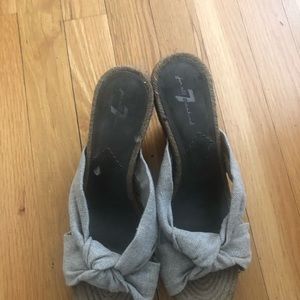 7 For all Mankind wedges